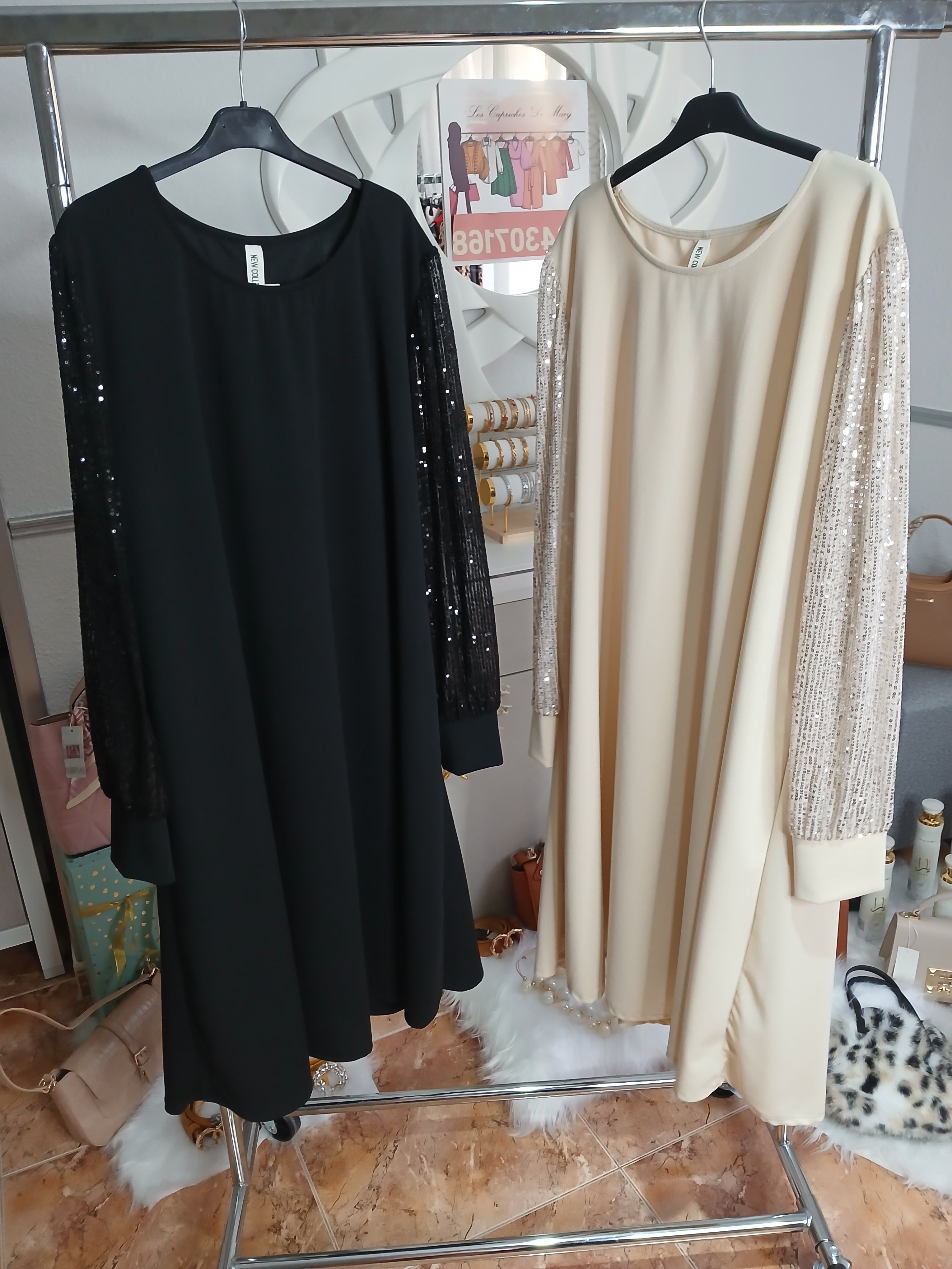 VESTIDO LENTEJUELAS