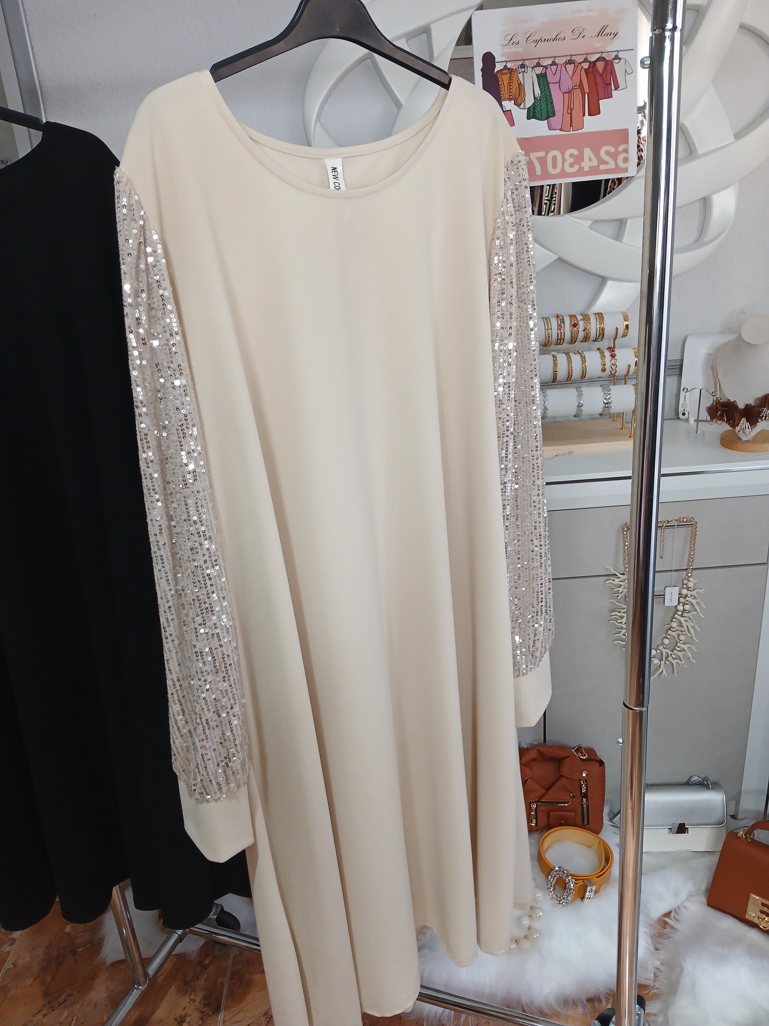 VESTIDO LENTEJUELAS