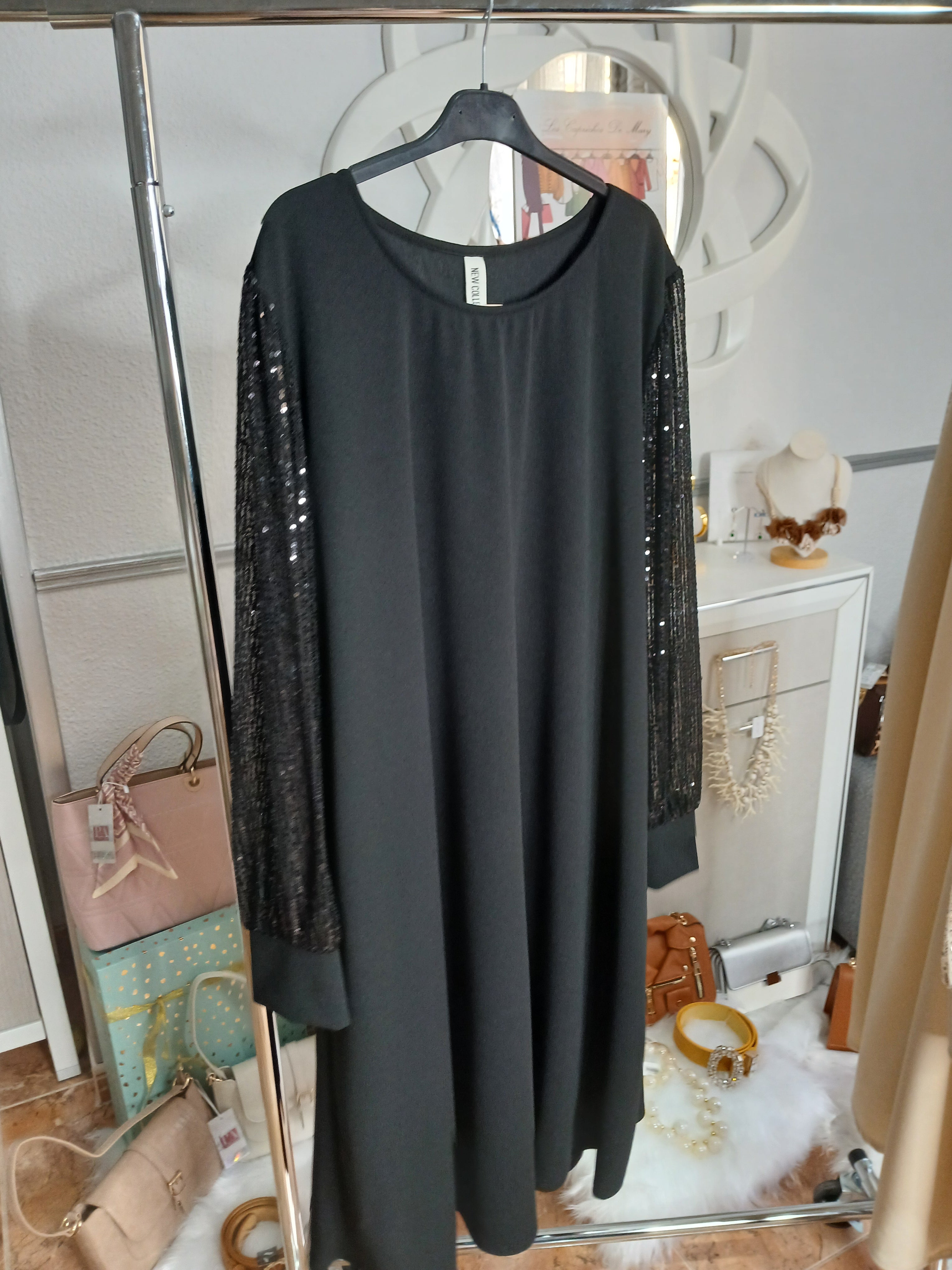 VESTIDO LENTEJUELAS