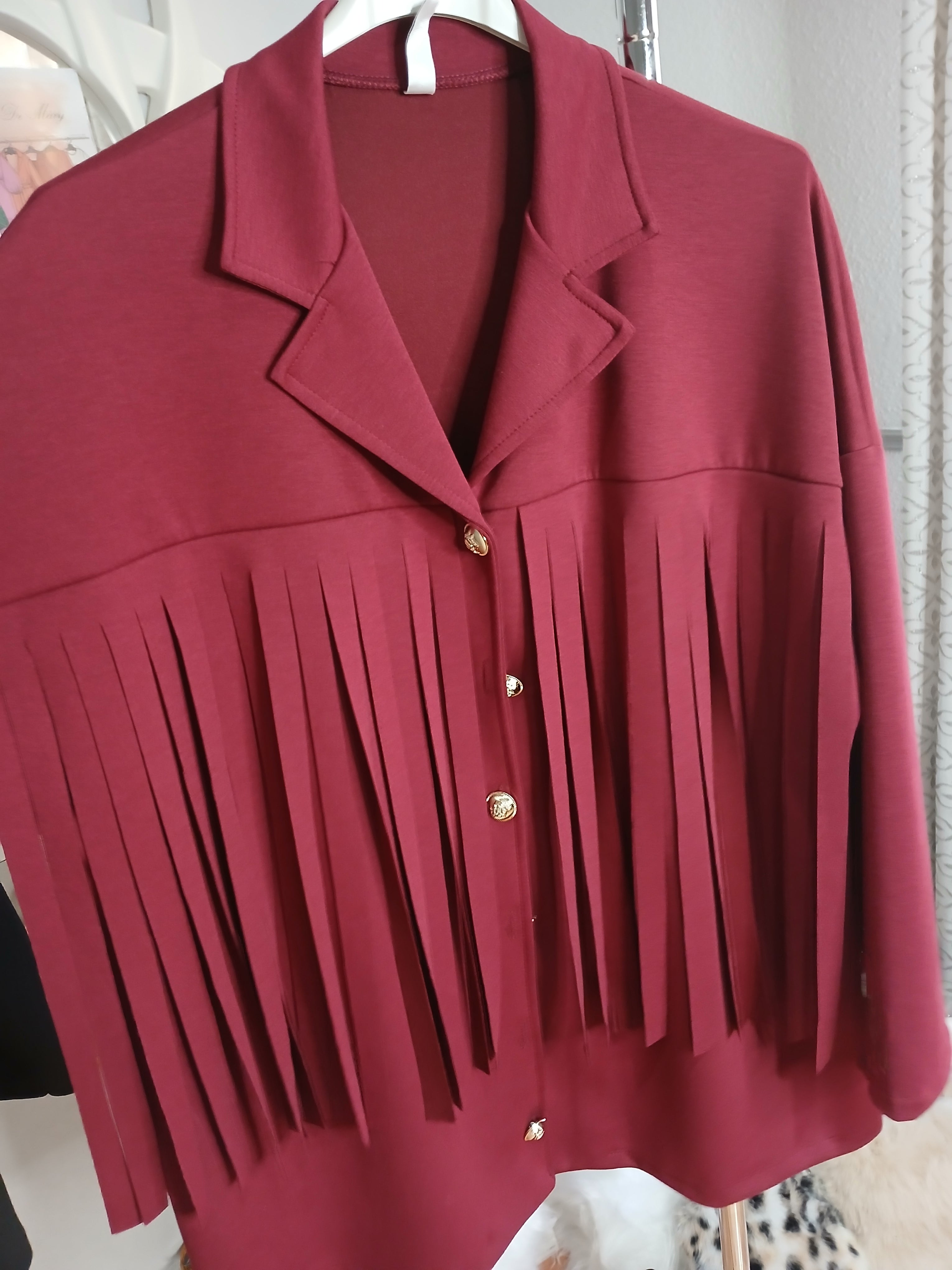 CHAQUETA ANTELINA FLECOS