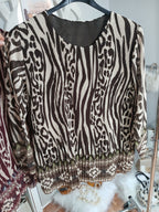 CAMISA ANIMAL PRINT ESTAMPADA