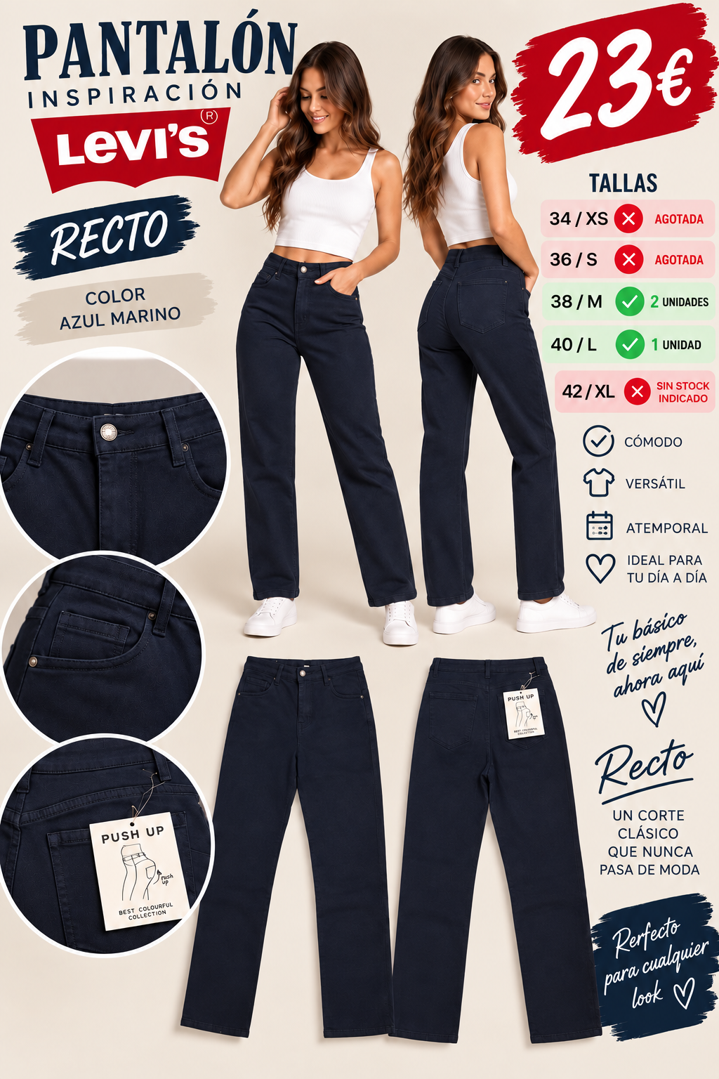 Pantalon inspiración Levis
