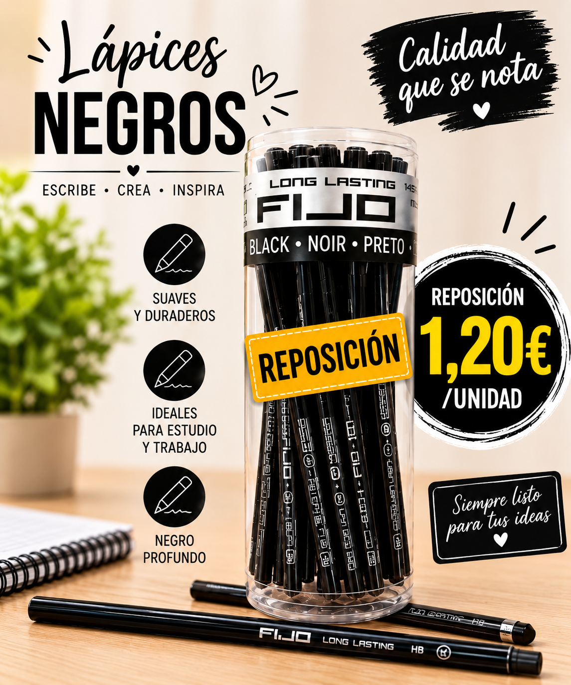 LAPIZ OJOS FIJO