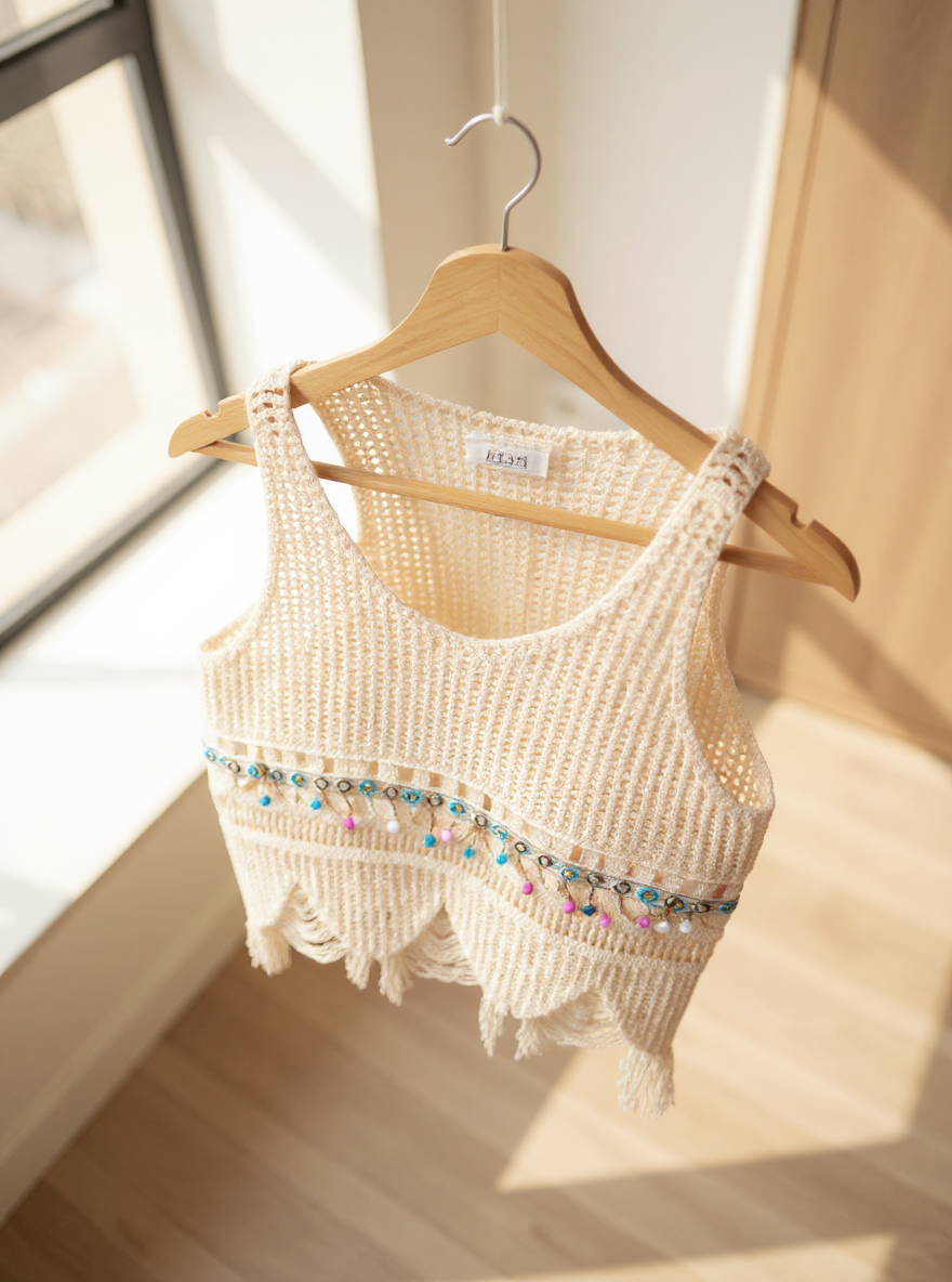 Top Tirantes Crochet