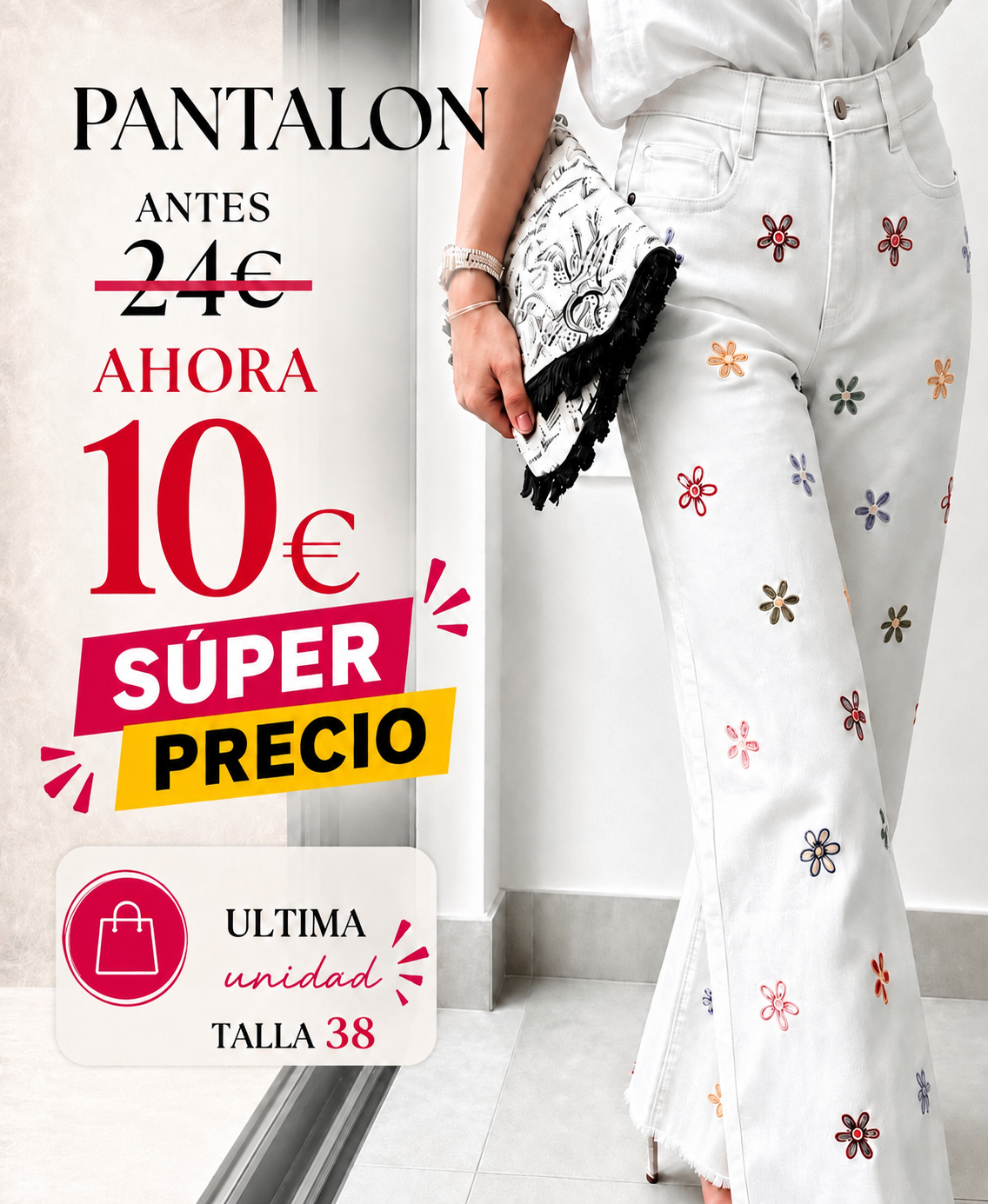 PANTALON FLORAL