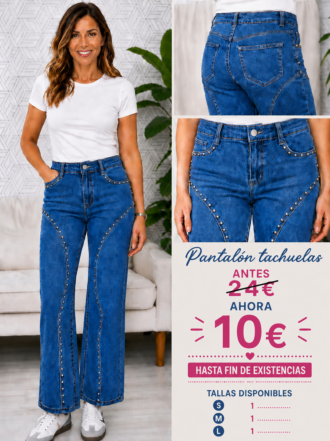 PANTALON TACHUELAS