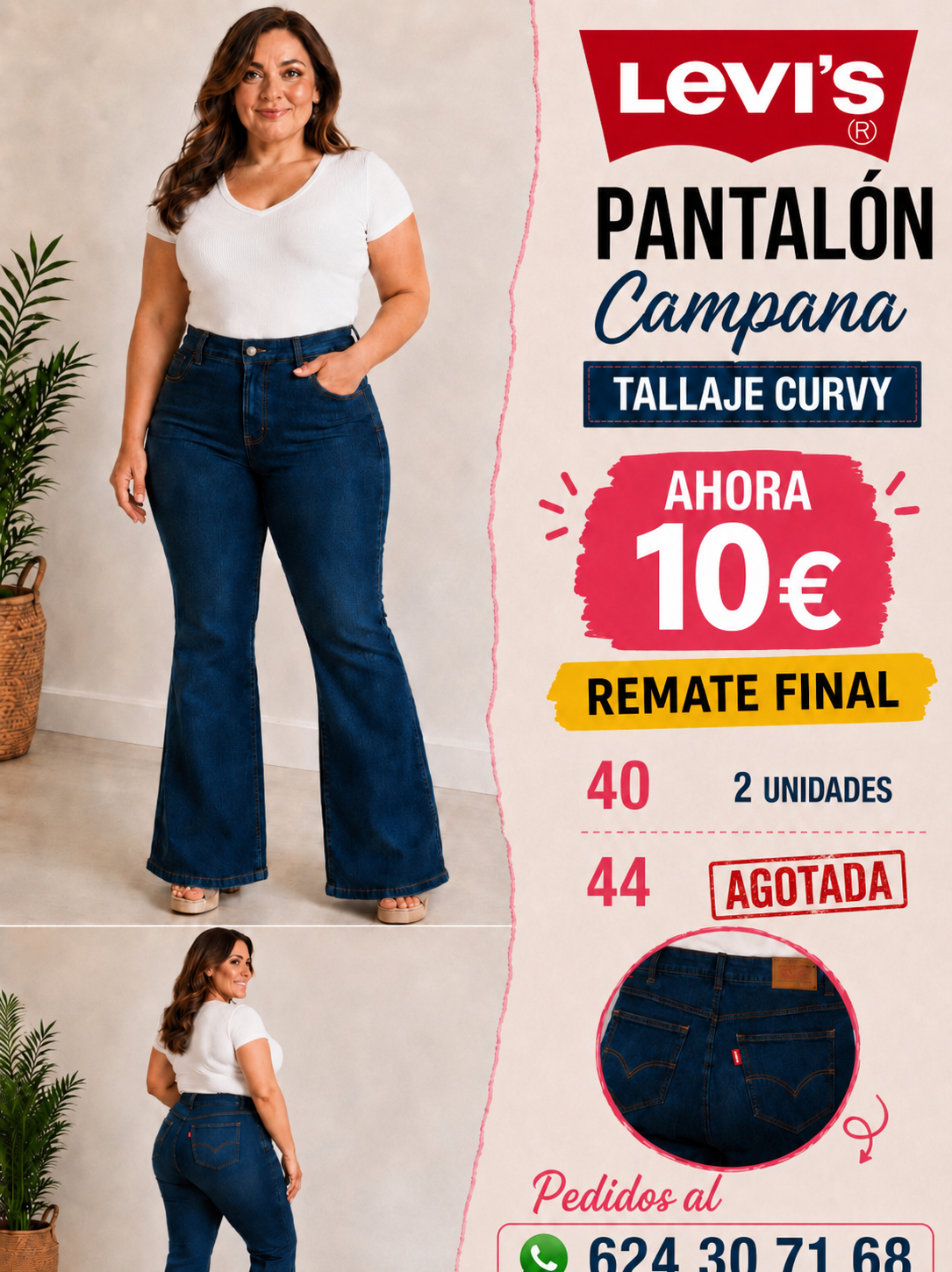 PANTALON INSPIRACIÓN LEVIS