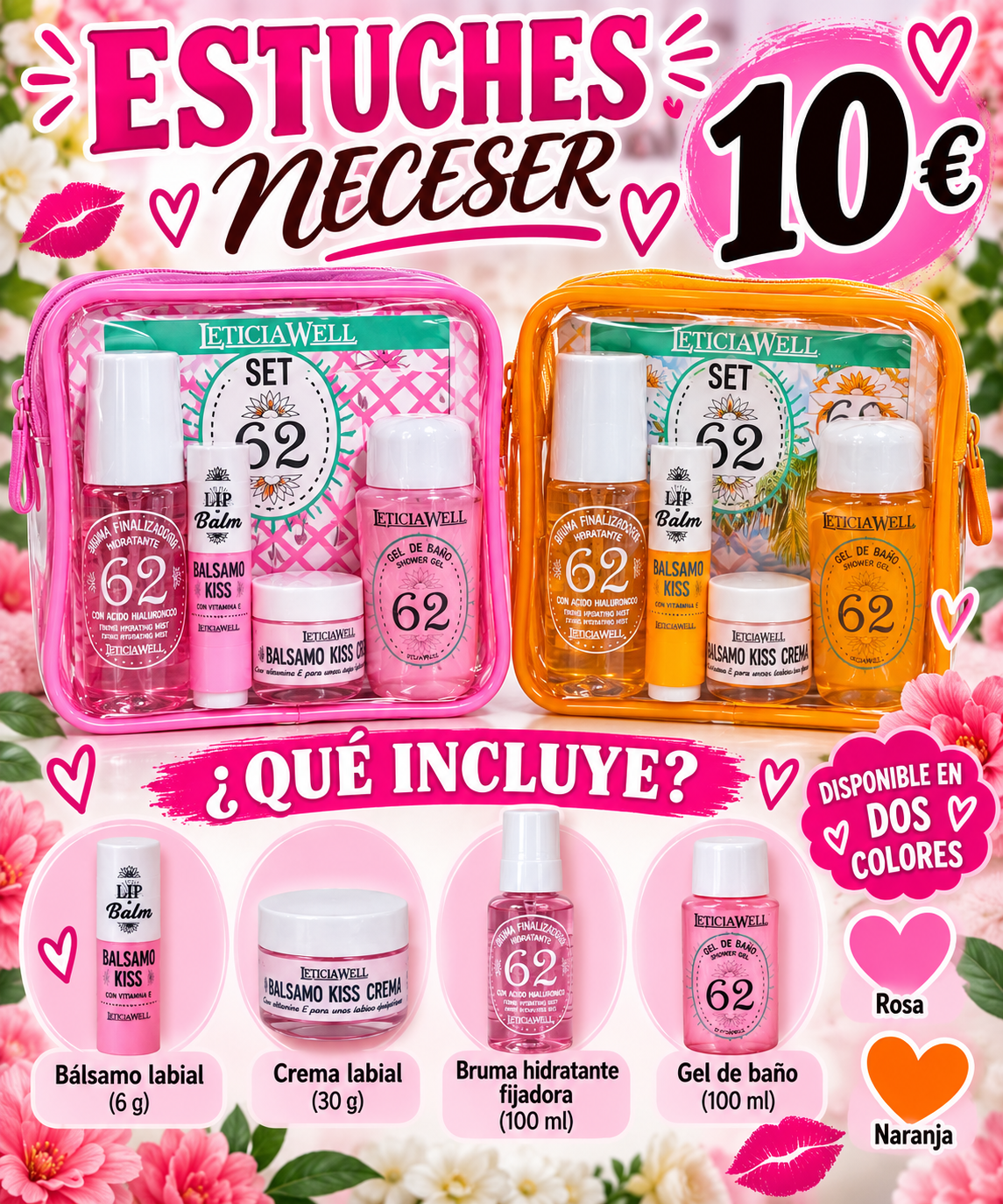 Estuche con neceser