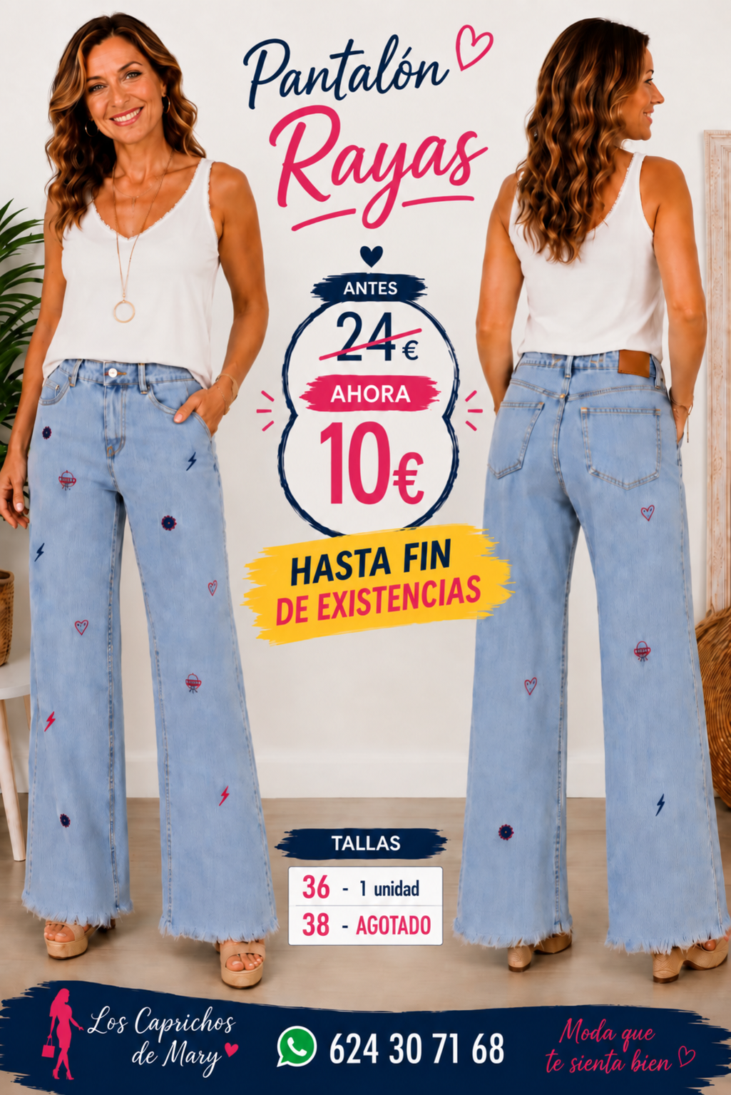 Pantalón estanpado